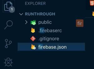 Firebase project folder structure