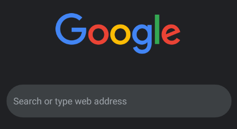 Google Chrome Dark Mode