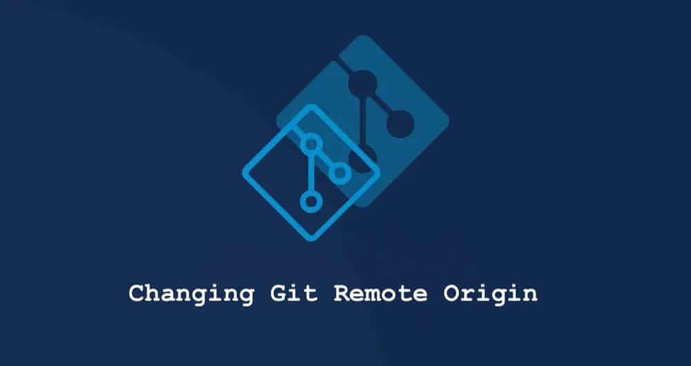 change git remote origin